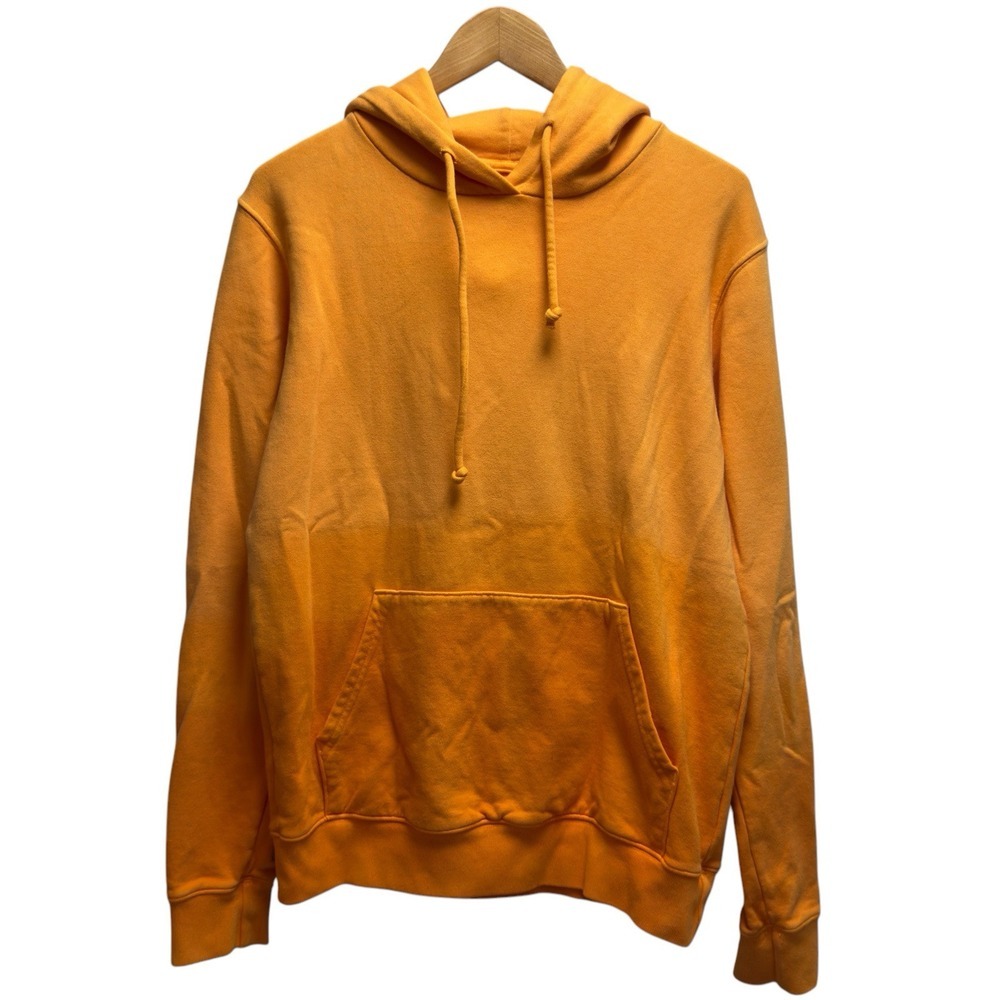 Outerknown Men's Sz Small Sunfade Two Tone Citrus Orange Sunrise Pullover Hoodie